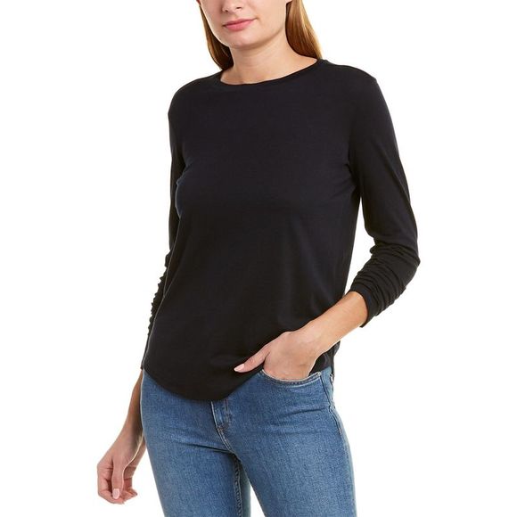 Vince Tops - Vince Womens  Little Boy T-Shirt, Blue